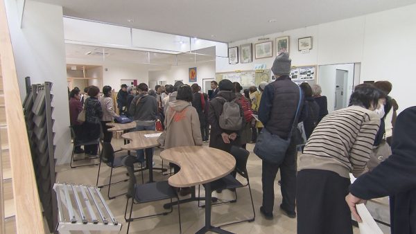 岡山中央公民館が３月開館　地域住民招いた内覧会